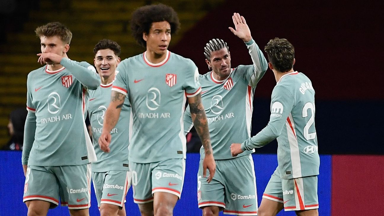 Atlético sobre o Barcelona vira nos últimos minutos e assume Atlético sobre o Barcelona vira nos últimos minutos e assume o topo