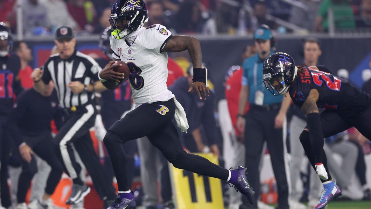 Lamar Jackson bate recorde e lidera massacre dos Ravens sobre Lamar Jackson bate recorde e lidera massacre dos Ravens sobre os Texans
