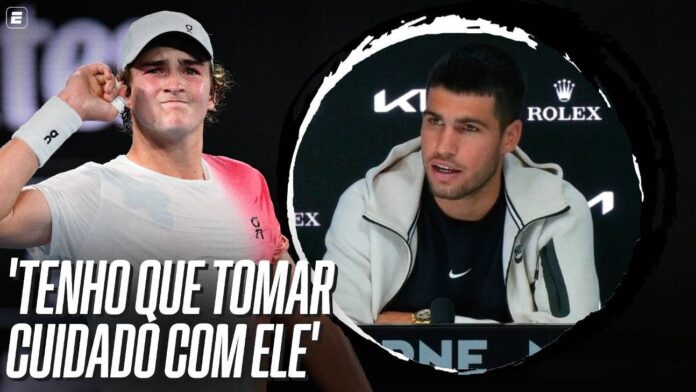 Alcaraz enaltece João Fonseca: 'Em breve, vamos colocá-lo na lista Alcaraz enaltece João Fonseca: 'Em breve, vamos colocá-lo na lista de melhores jogadores do mundo'