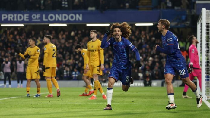 Chelsea vence Wolverhampton e tira City do G-4 da Premier League