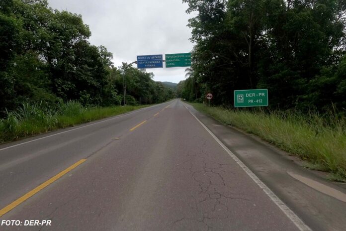 Duplicação da PR-412 entre Guaratuba e Garuva tem proposta de R$ 237,3 milhões