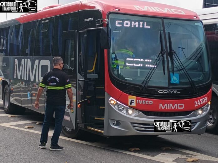 EMTU divulga balanço de operação que mirou Ônibus de Fretamento pela Uber nesta sexta (10). Houve apreensões de ônibus da MIMO