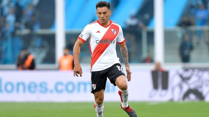 Enzo Díaz se despede do River Plate antes de assinar com o São Paulo
