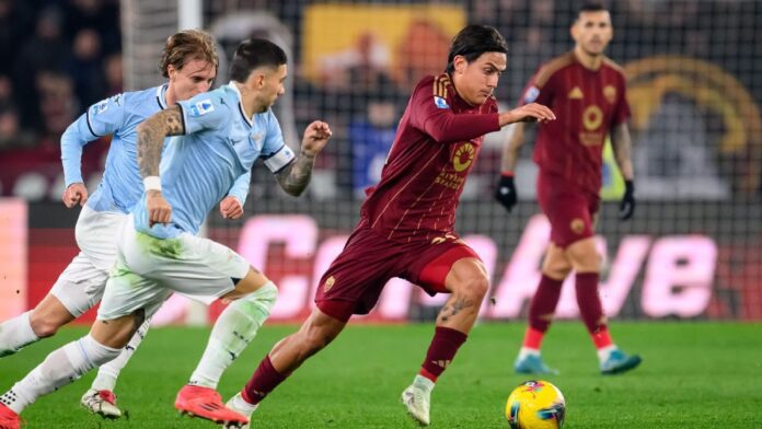 Italiano: Dybala brilha, Roma vence Lazio e continua reação com Ranieri