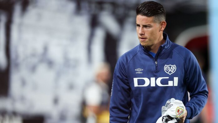 James Rodríguez discute rescisão de contrato com clube espanhol