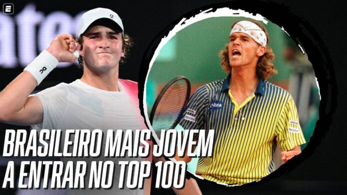 João Fonseca entra no top 100 do ranking, supera marca de Guga e ajuda a encerrar jejum de 7 anos do tênis brasileiro