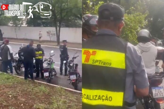 Prefeitura de São Paulo apreende 11 motocicletas que realizavam transporte clandestino de passageiros pelo aplicativo 99 nesta sexta-feira (17)
