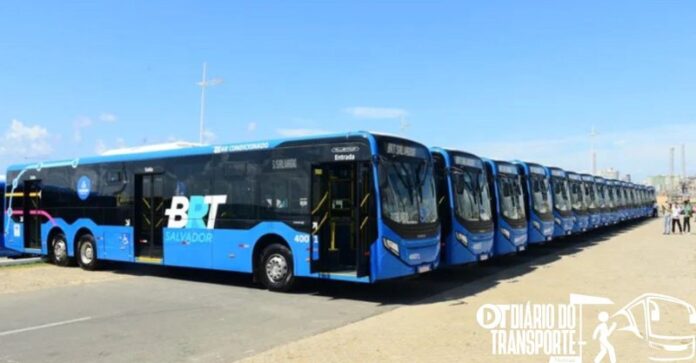 Salvador (BA) recebe 40 novos ônibus com ar-condicionado para melhorar o transporte público