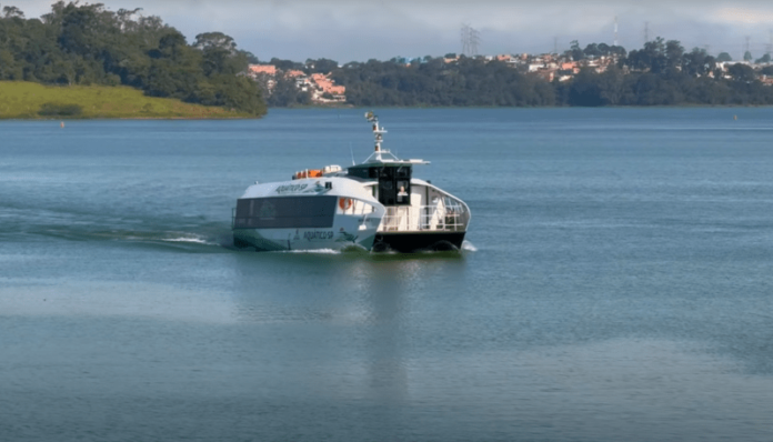 Aquático-SP atinge 350 mil passageiros transportados desde o início da operação, em maio de 2024