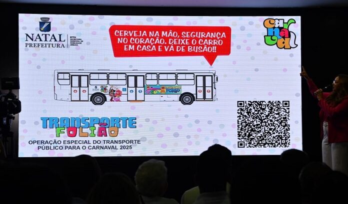 Carnaval de Natal (RN) terá linhas especiais de ônibus gratuitas para os foliões