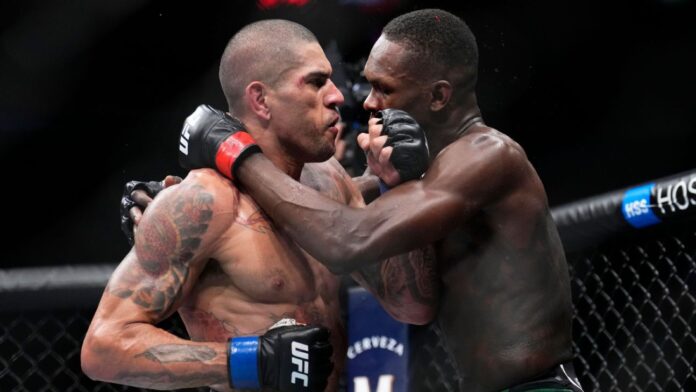 Conversa 'ao pé do ouvido' de Poatan com Adesanya no UFC 312 revela possível parceria