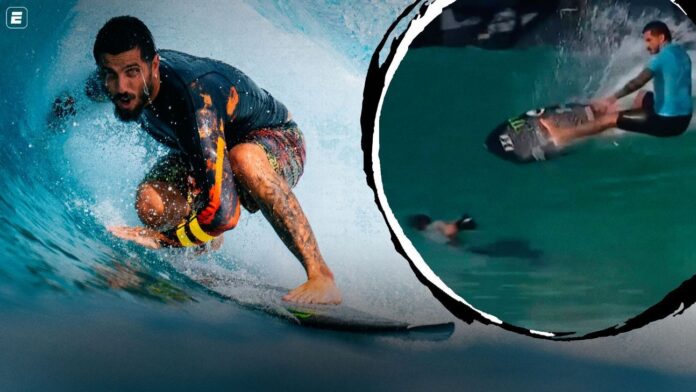 Filipinho se revolta após ser atrapalhado por fotógrafo em onda: 'Fo#% essa me#$@!'