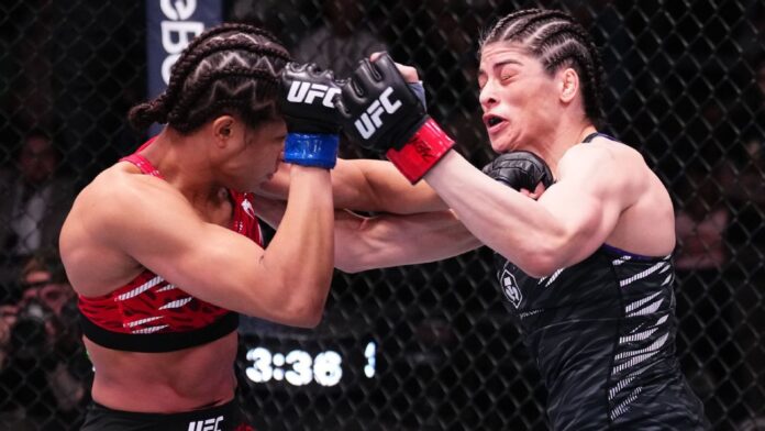 Jacqueline Cavalcanti vence a 4ª seguida no UFC e aposenta rival