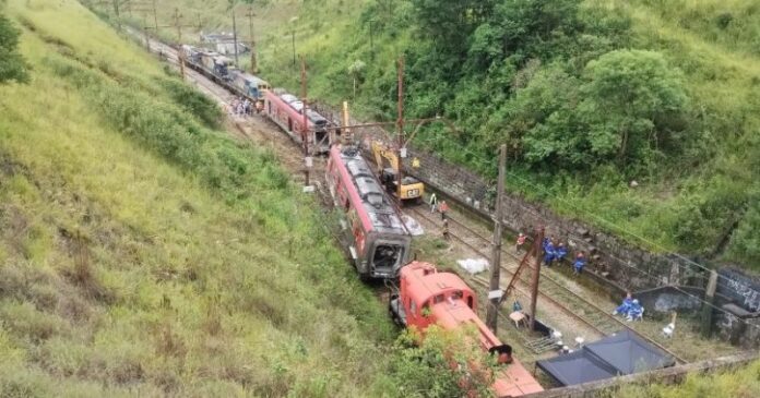 Linha 7-Rubi da CPTM permanecerá com trecho interditado até pelo menos a manhã desta segunda-feira (03)