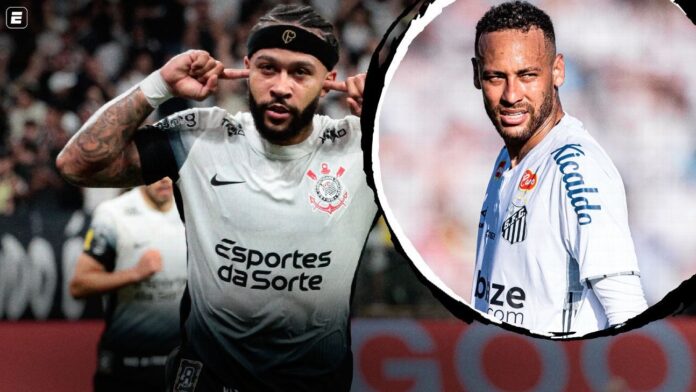 Memphis Depay diz que conversou com Neymar sobre Corinthians x Santos
