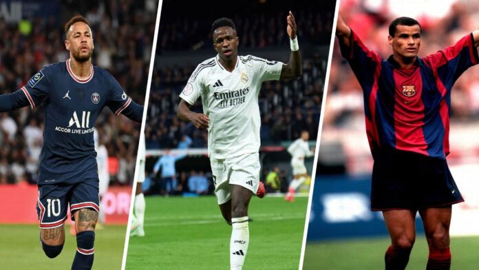 O grupo com Neymar e Rivaldo que Vinicius Jr. almeja chegar na Europa