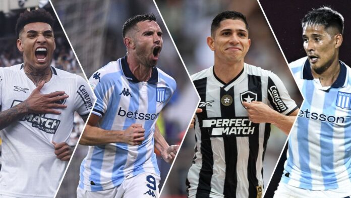 O que mudou em Racing e Botafogo desde títulos da Sul-Americana e Libertadores