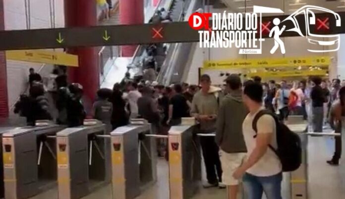 Oito pessoas são detidas durante tumulto na Estação Butantã da Linha 4-Amarela no último sábado (1º)