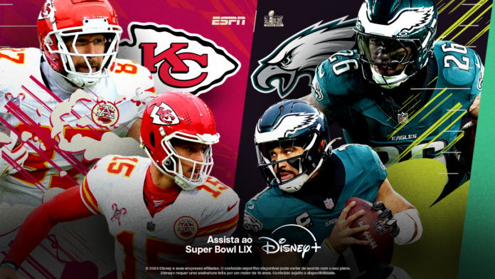 Super Bowl LIX AO VIVO: assista a Chiefs x Eagles no Disney+