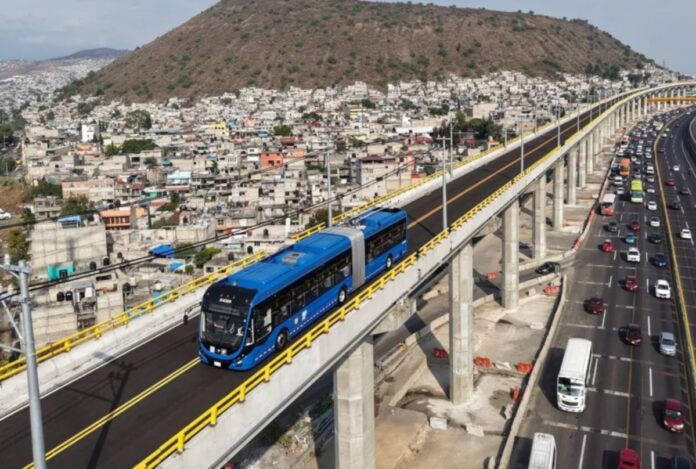 Cidade do México vai inaugurar BRT com trólebus elevado no próximo domingo (18)