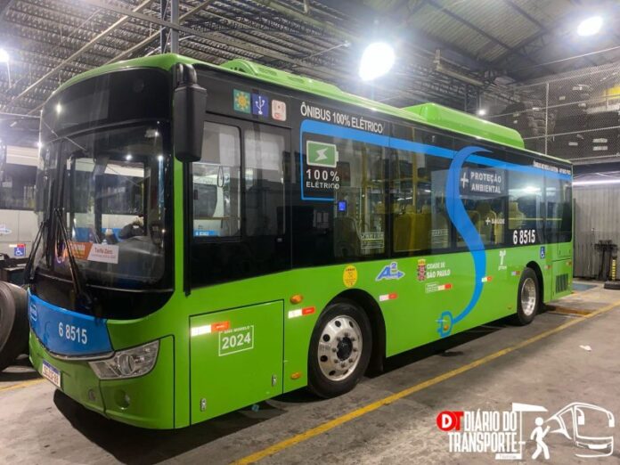 A2 Transportes, na zona Sul de São Paulo, começa a testar micro-ônibus elétrico da Ankai, uma das marcas que poderão receber parte dos US$ 100 milhões do Governo Chinês (VÍDEO)