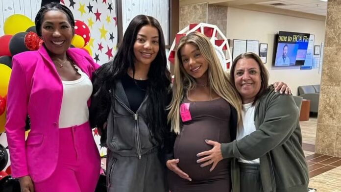 Brunna Gonçalves celebra uma semana de vida da filha com Ludmilla: ‘Maior amor’