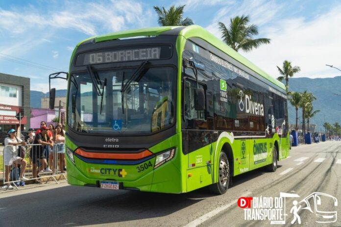 City Transporte Bertioga (SP) começa a operar ônibus elétricos na linha Expresso Boraceia com mais de 40 km, sendo desafio de autonomia das baterias