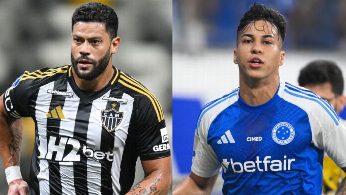 Kaio Jorge diz que Cruzeiro 'amassou' Atlético-MG, e Hulk responde