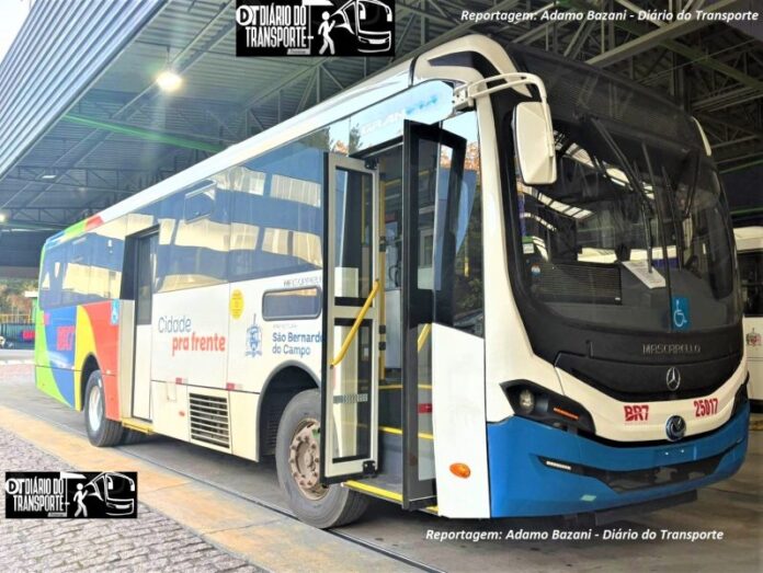 Renovação da frota de ônibus da BR 7, em São Bernardo do Campo (SP), com Mascarello/MBB, noticiada pelo Diário do Transporte, é destaque na Rádio ABC nesta sexta (30)