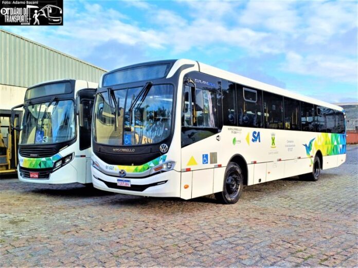 Total de ônibus 0 km Mascarello/Volkswagen com ar-condicionado da Guaianazes, de Santo André (SP), chega a 18 unidades, entre mídis e convencionais