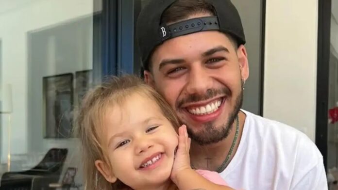 Zé Felipe se emociona ao parabenizar Maria Alice no aniversário de 4 anos: ‘Te amo’