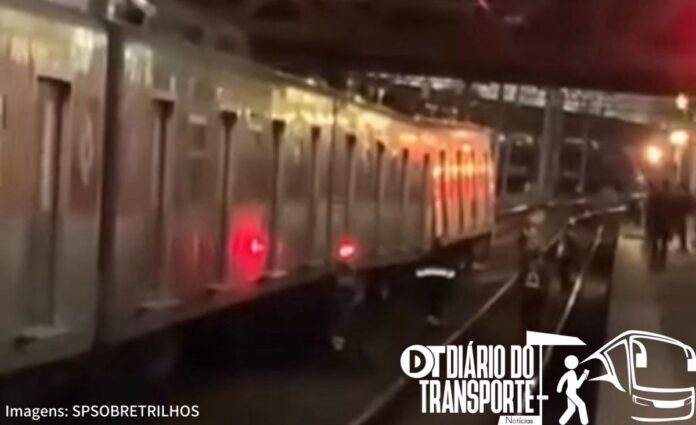Trem descarrila e afeta Linha 13-Jade da CPTM na noite desta sexta-feira (27)