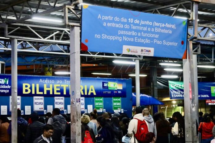 Acessos ao Terminal Central de Mauá (SP) serão modificados a partir do dia 10 de junho