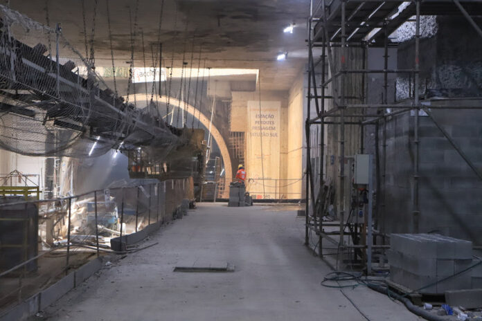 Estação Perdizes, da nova Linha 6-Laranja do Metrô, ultrapassa marca de 80% das obras concluídas