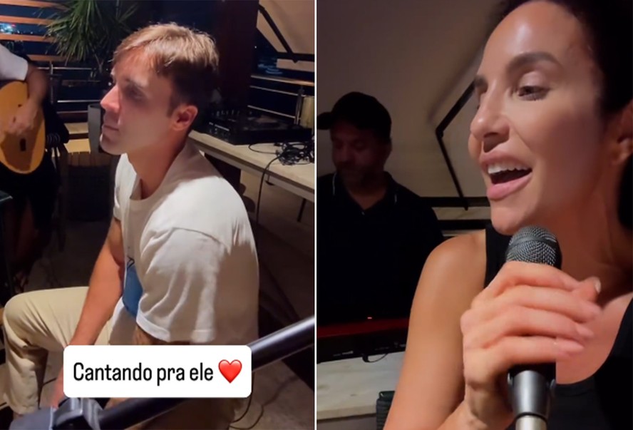 Ivete Sangalo celebra 40 anos do marido e canta música romântica pra ele