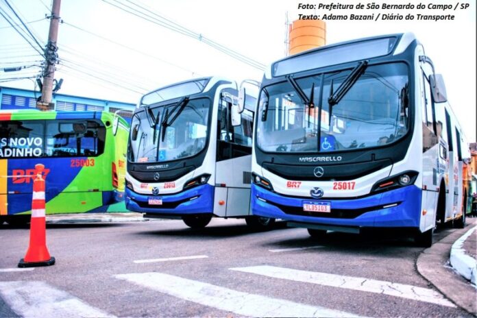 Linhas de ônibus de São Bernardo do Campo (SP) terão mais partidas com aumento de frota a partir deste domingo (08)