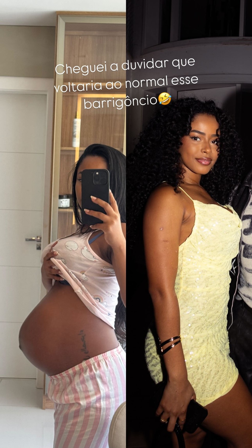 Story de Lorena Maria — Foto: Reprodução/Instagram