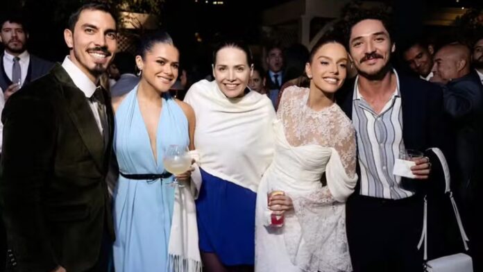 Maisa Silva exibe cliques do casamento de Giovanna Lancellotti e Gabriel: ‘Felicidade’