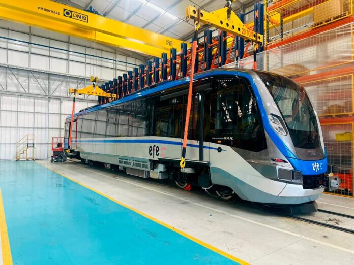 Marcopolo Rail conclui envio de trens ao Chile para operação na linha Talca-Constitución