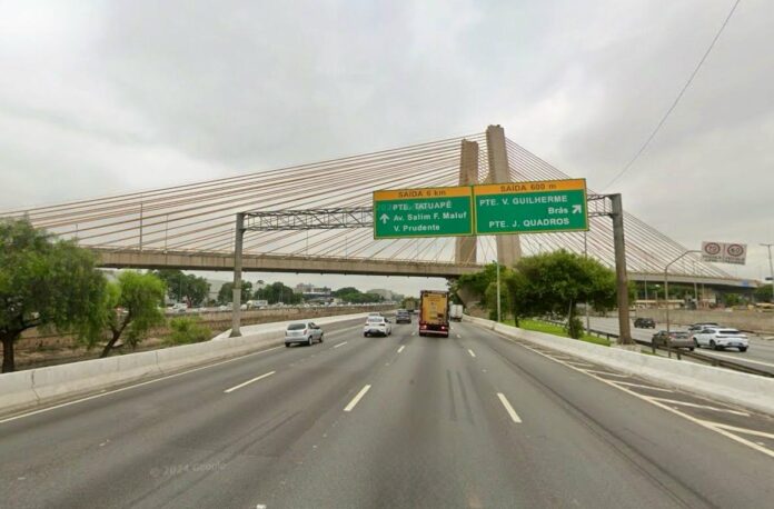 Marginal Tietê terá interdição parcial para obras na Ponte Anhembi neste fim de semana