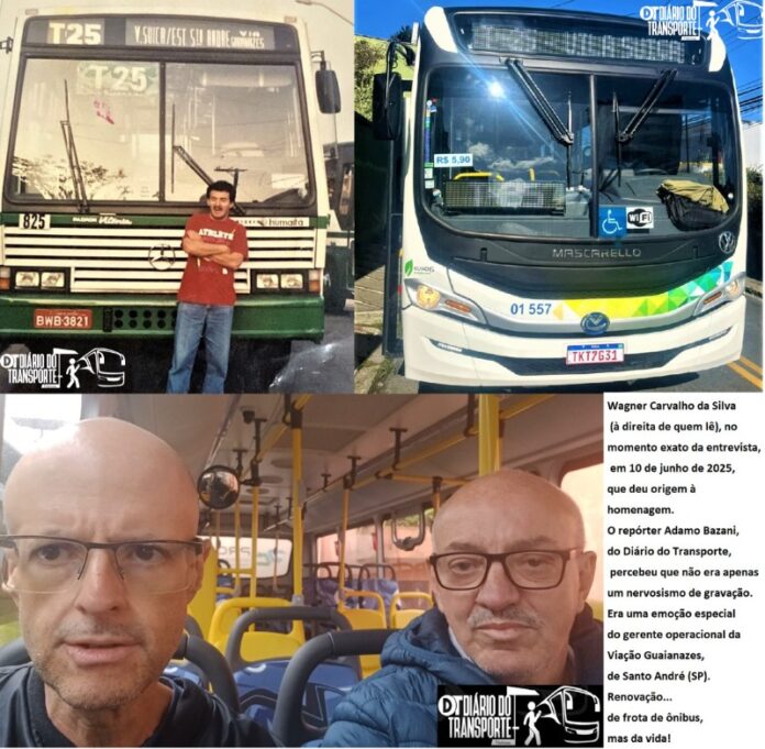 Muito mais que uma frota nova, uma renovação na vida. Conheça um pouco da história de um patrimônio vivo dos transportes, Wagner Carvalho da Silva