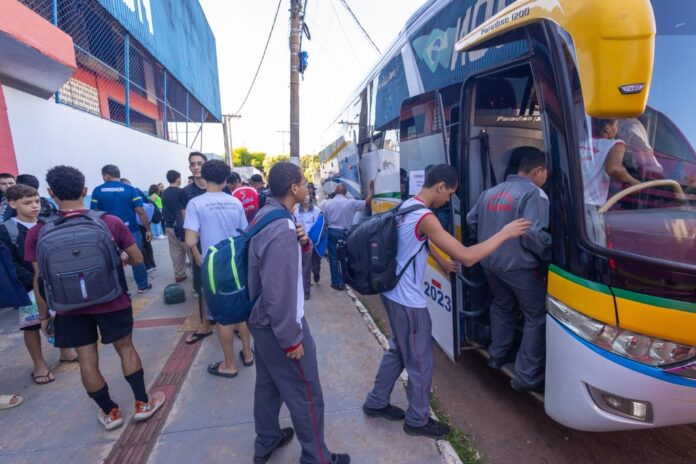 Rondonópolis embarca delegação para fase regional dos Jogos Escolares Mato-Grossenses