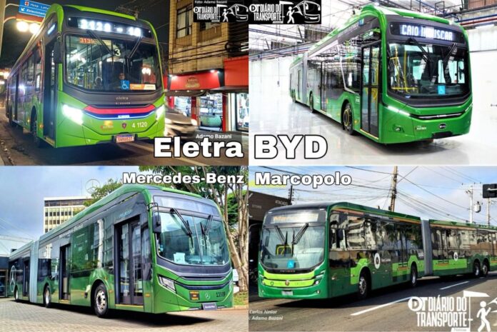 Emplacamentos de ônibus elétricos no Brasil crescem 141% e topo fica cada vez mais “embolado” entre Eletra, BYD e Mercedes-Benz