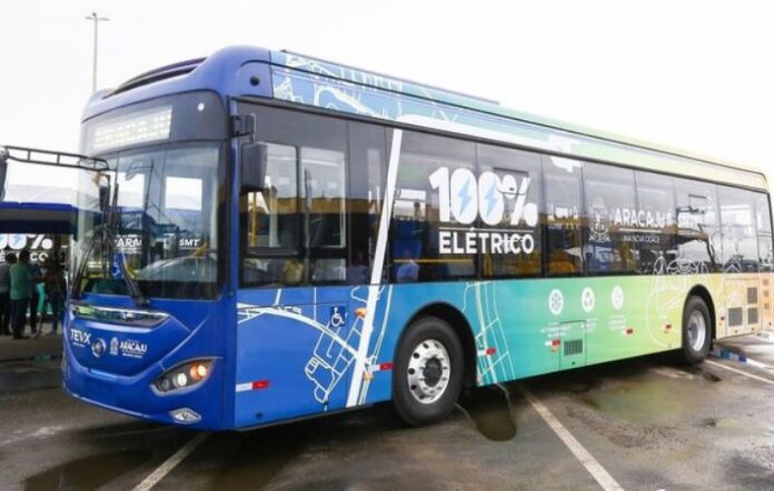 Aracaju (SE) coloca ônibus elétricos em circulação em 10 linhas do transporte coletivo a partir desta sexta-feira (25)