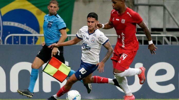 Bahia empata com América de Cali e vai pressionado para decidir vaga na Sul-Americana