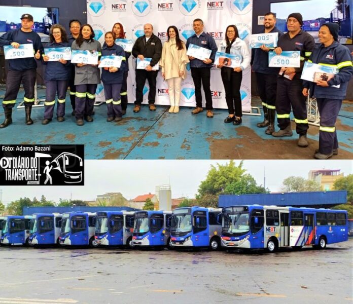 Empresa de ônibus premia equipe de limpeza que pensou nos detalhes e adota padrão de higienização que promete ser referência nacional no transporte