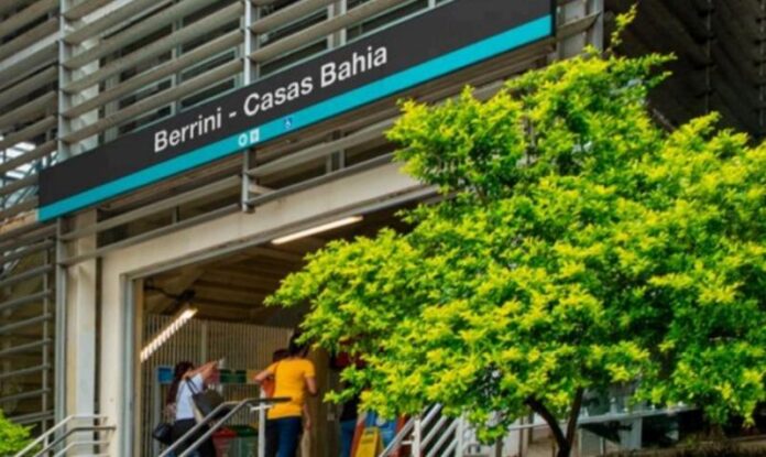 Estação Berrini da Linha 9-Esmeralda passa a se chamar Berrini Casas Bahia