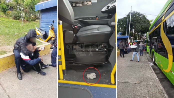 Homem é detido em flagrante após ataque a ônibus da Metrópole Paulista na zona Leste nesta quinta (10)