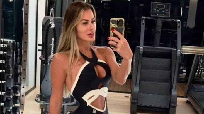 Mariana Polastreli treina a pedido de Eduardo Costa: ‘Muito magrinha’
