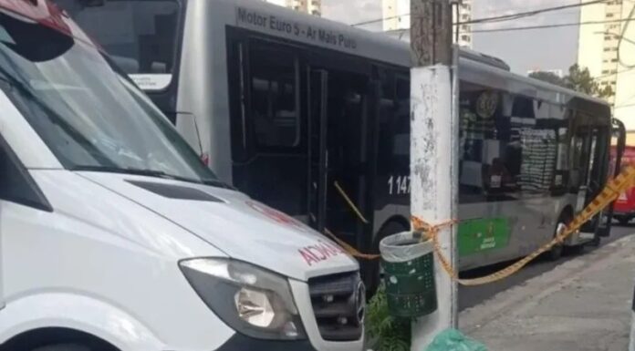 Mulher morre após ser atropelada por ônibus municipal da Viação Santa Brígida em Pirituba nesta sexta-feira (18)